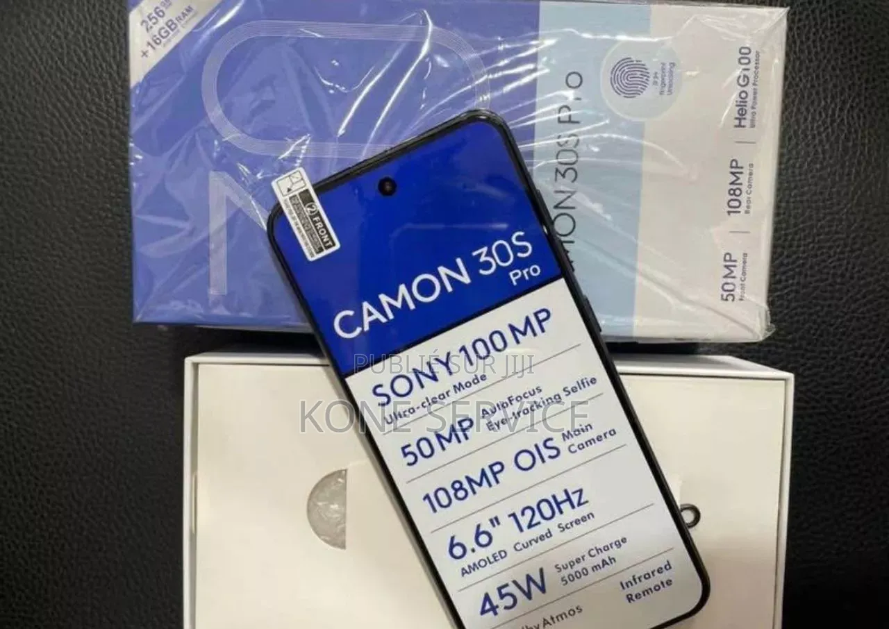 Nouveau Tecno Camon 30 256 GB Noir