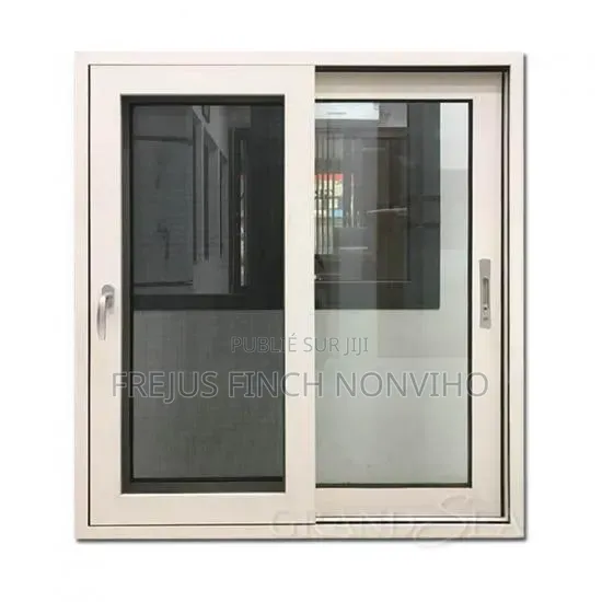 Fenêtre Aluminium Avec Grille De Sécurité Barreaudée 120000 Sur Mesure