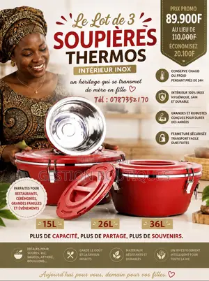Lot De Soupières Thermos