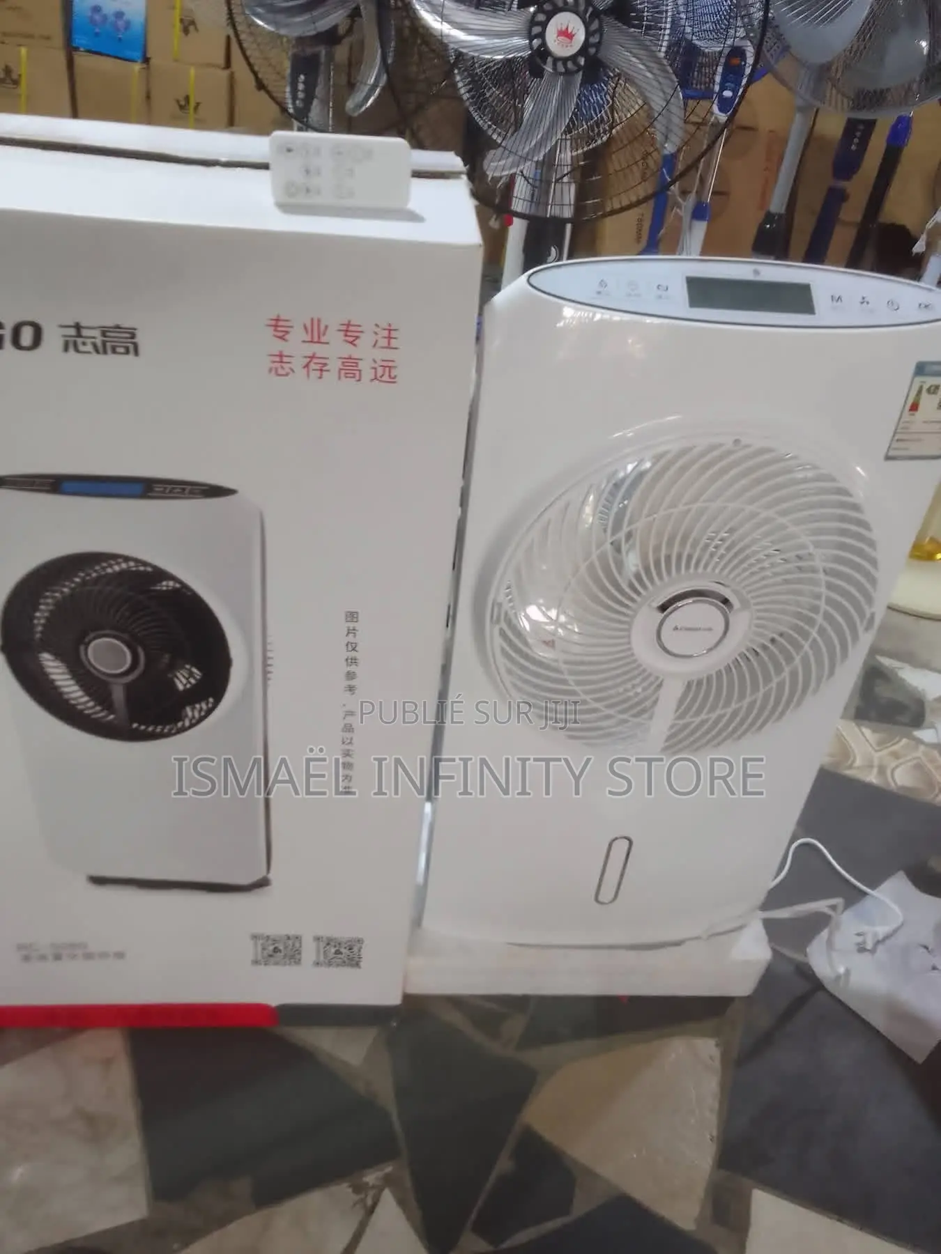 Ventilateur Humidificateur Rechargeable