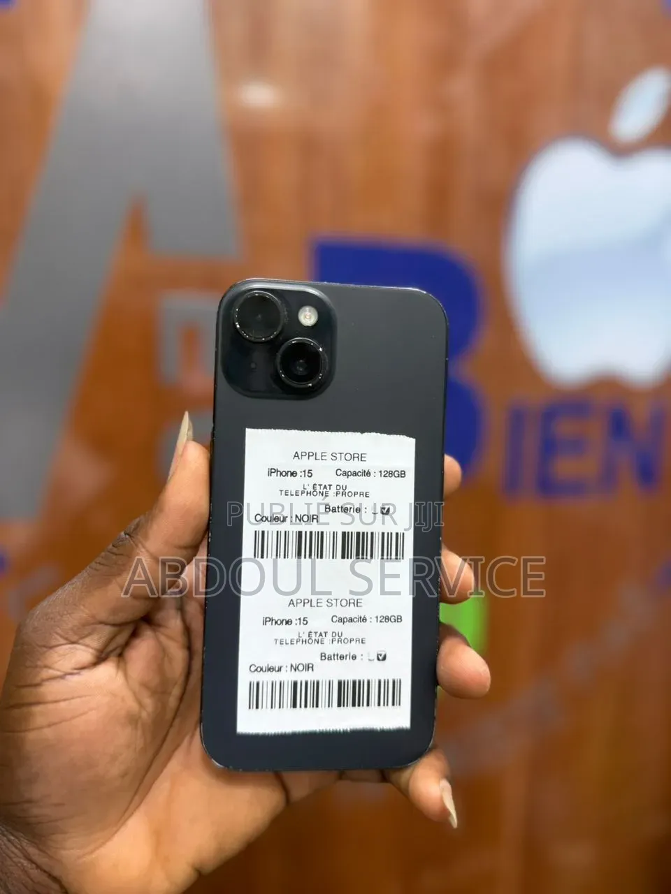 Apple iPhone 15 128 GB Noir