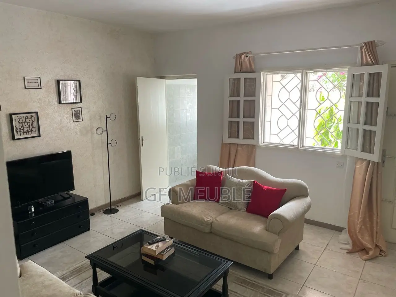 Meublé 3chbre Duplex dans Gfj Meublé, Cocody à Louer