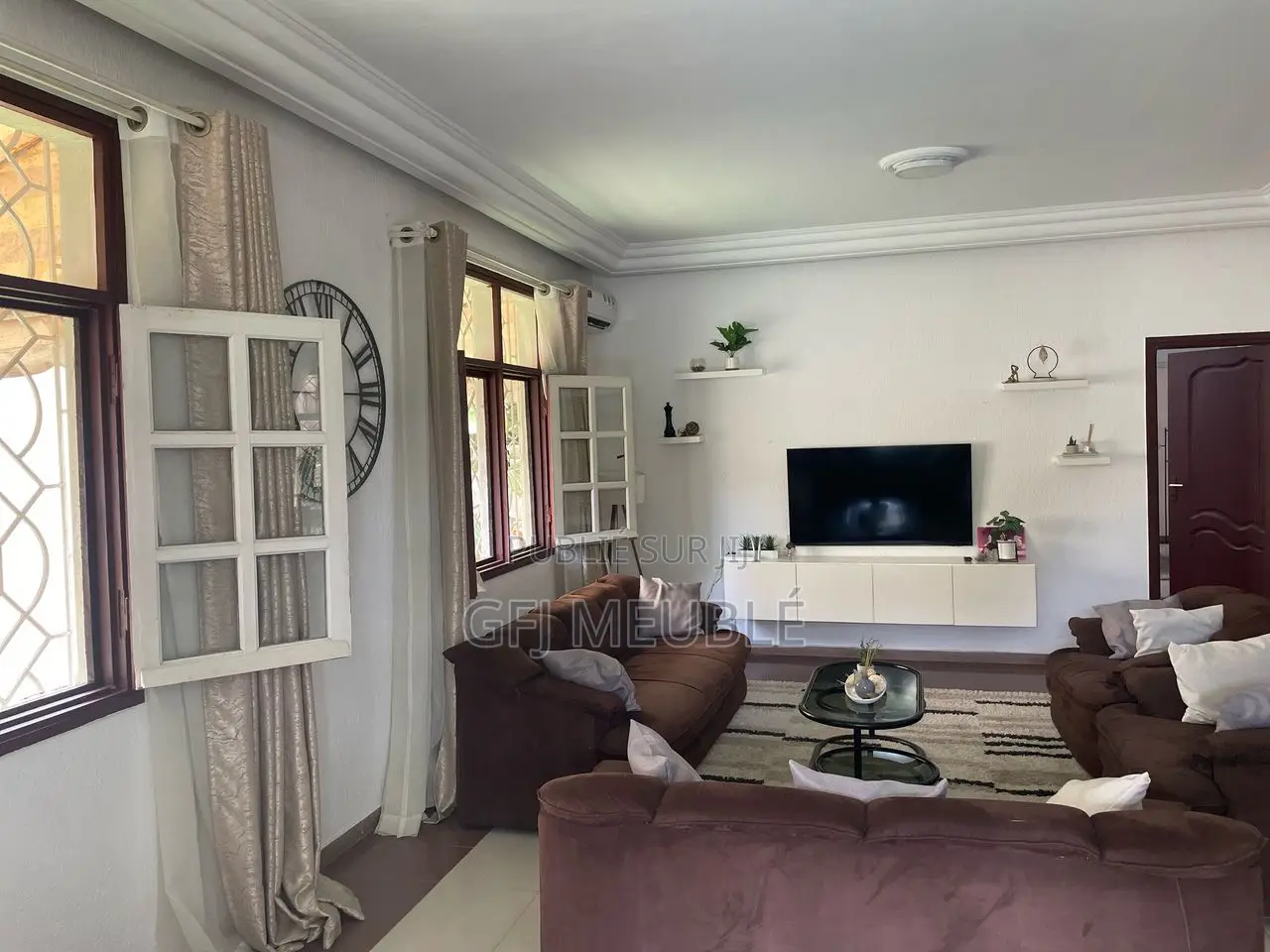 Meublé 3chbre Duplex dans Gfj Meublé, Cocody à Louer