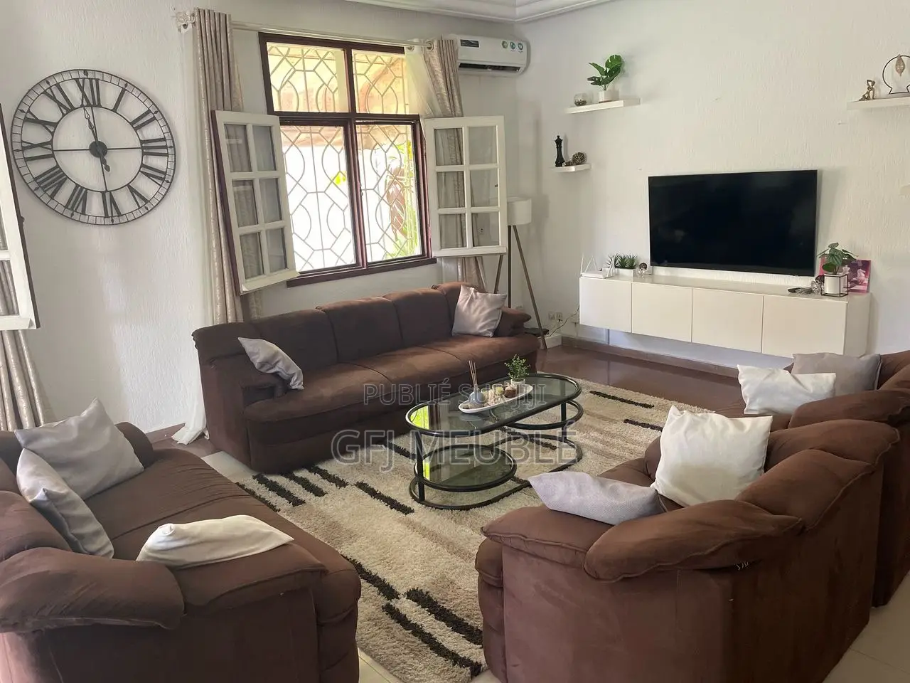 Meublé 3chbre Duplex dans Gfj Meublé, Cocody à Louer