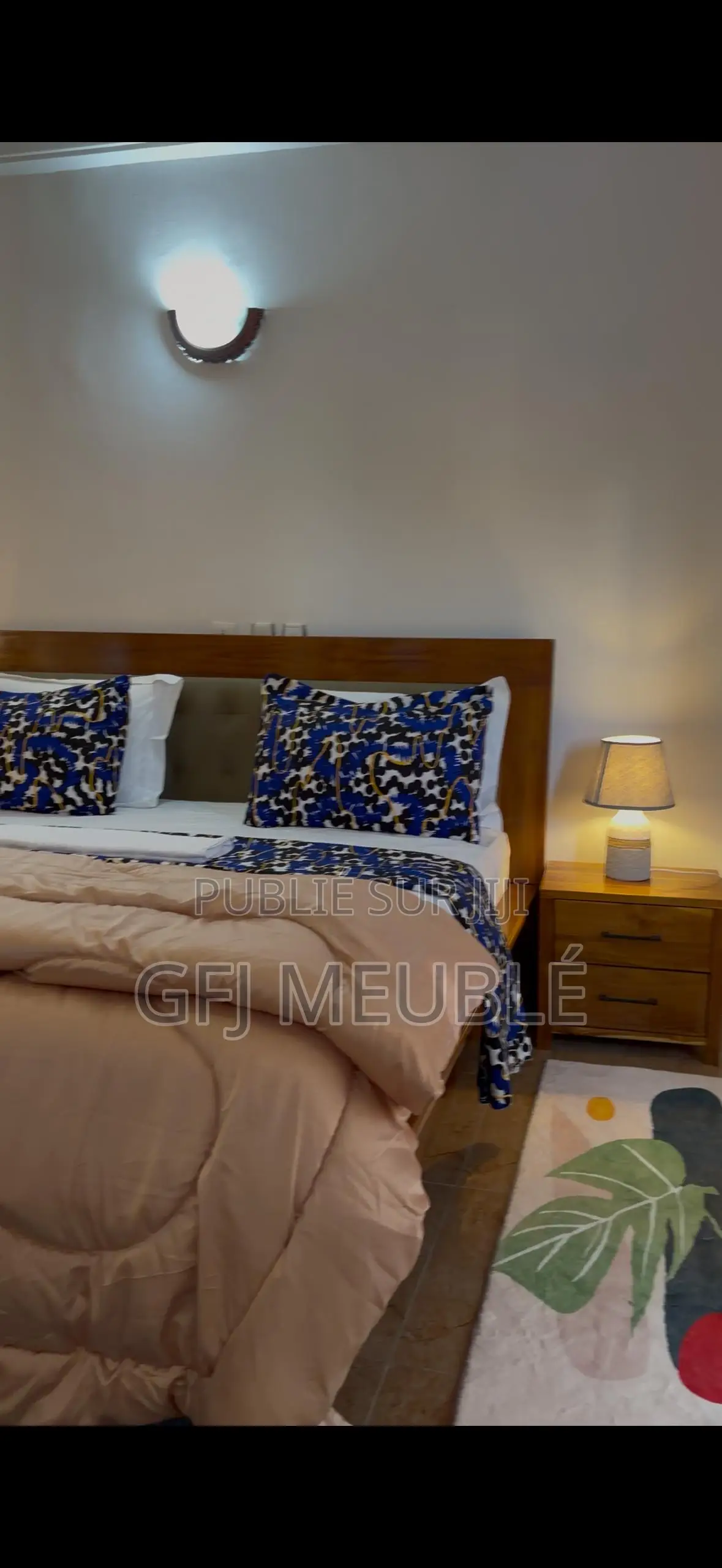 Meublé 2chbre Appartement dans Gfj Meublé, Cocody à Louer