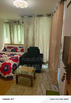 Meublé 1chbre Appartement dans Gfj Meublé, Cocody à Louer