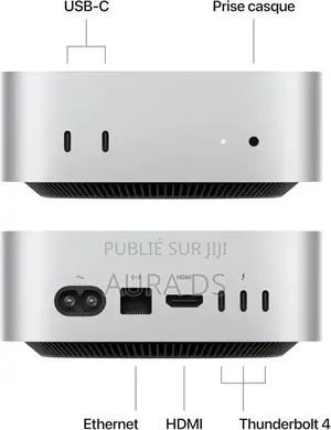 Nouveau Ordinateur de bureau Apple Mac Mini 24GB Apple M4 SSD 512GB
