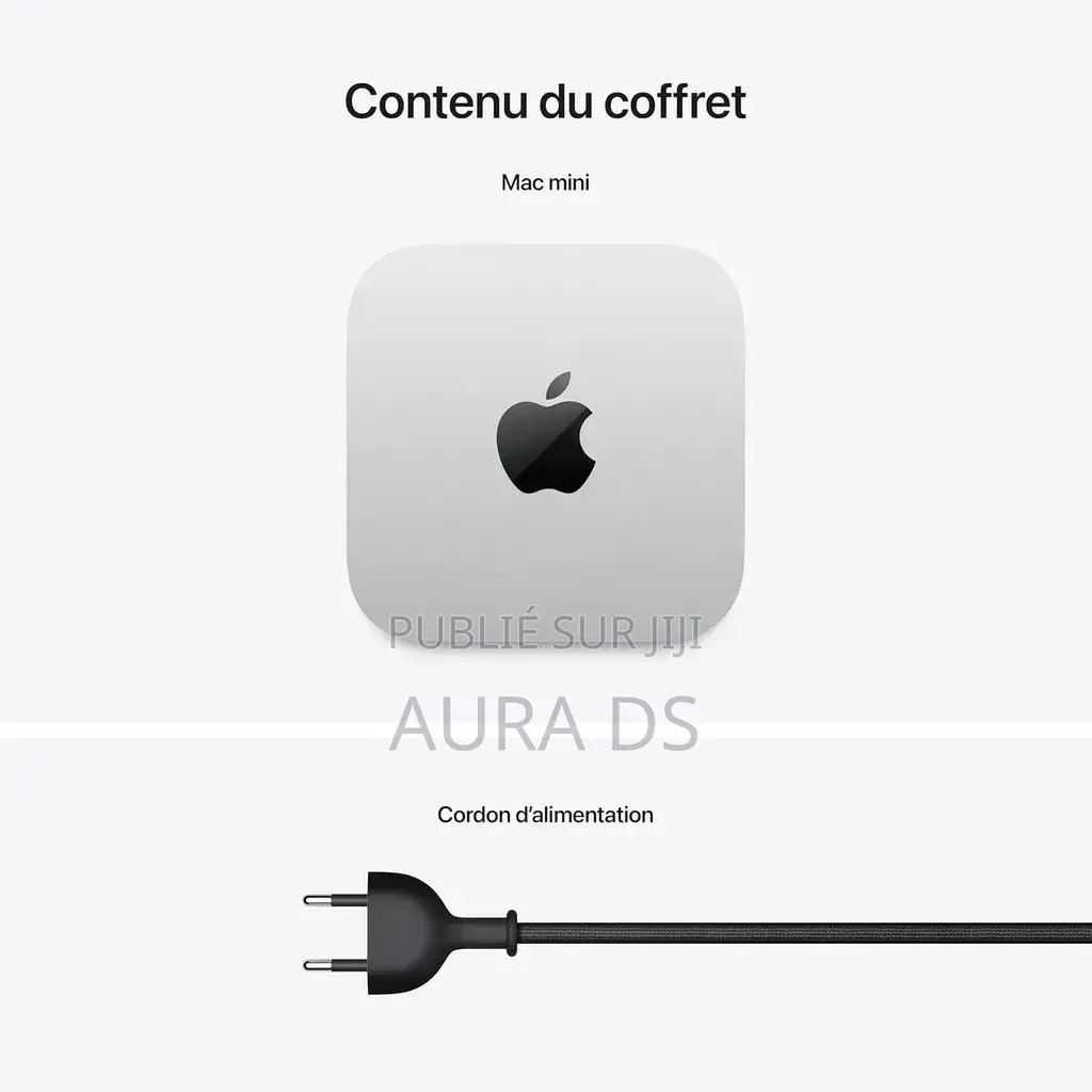 Nouveau Ordinateur de bureau Apple Mac Mini 16GB Apple M4 SSD 512GB