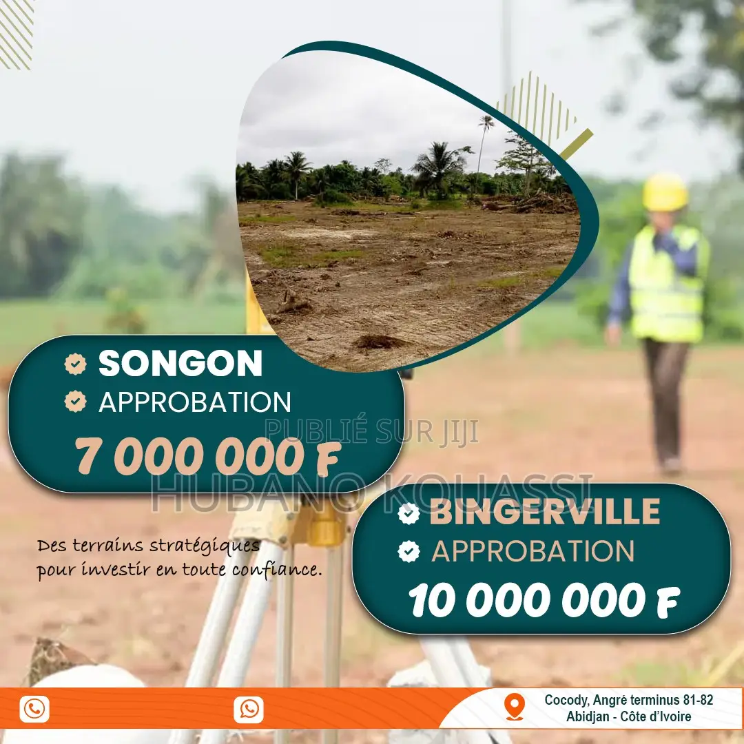 Terrain Songon - Approuve