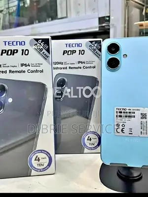 Nouveau Tecno Pop 10 128 GB Noir