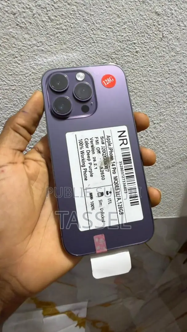 Nouveau Apple iPhone 14 Pro 256 GB Violet