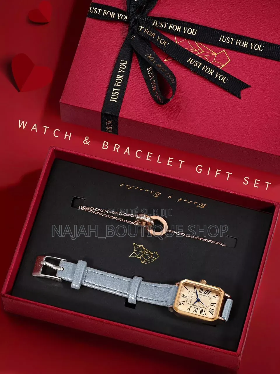 Coffret Cadeau Lucky Fox Contient Une Montre Pour Femme