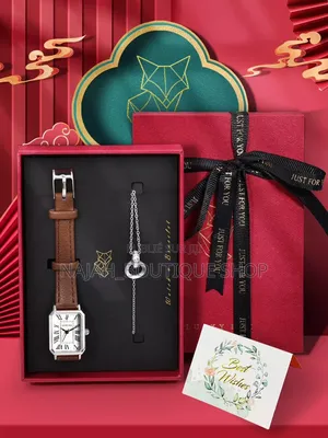 Coffret Cadeau Lucky Fox Contient Une Montre Pour Femme