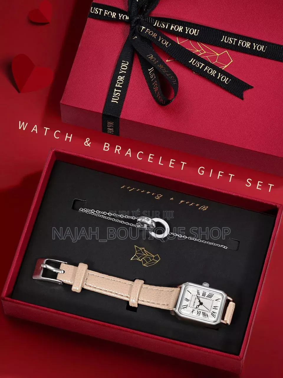 Coffret Cadeau Lucky Fox Contient Une Montre Pour Femme