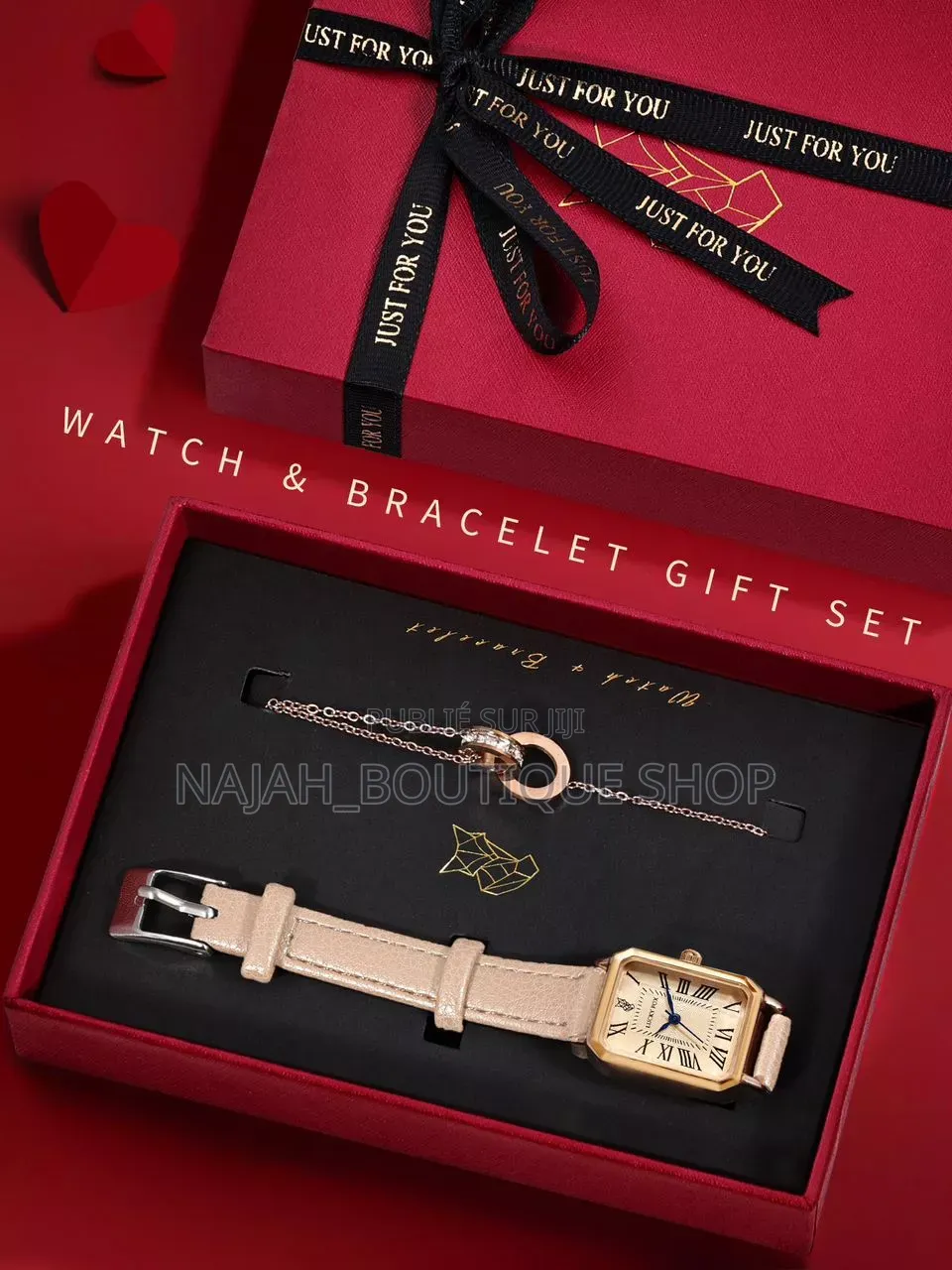 Coffret Cadeau Lucky Fox Contient Une Montre Pour Femme
