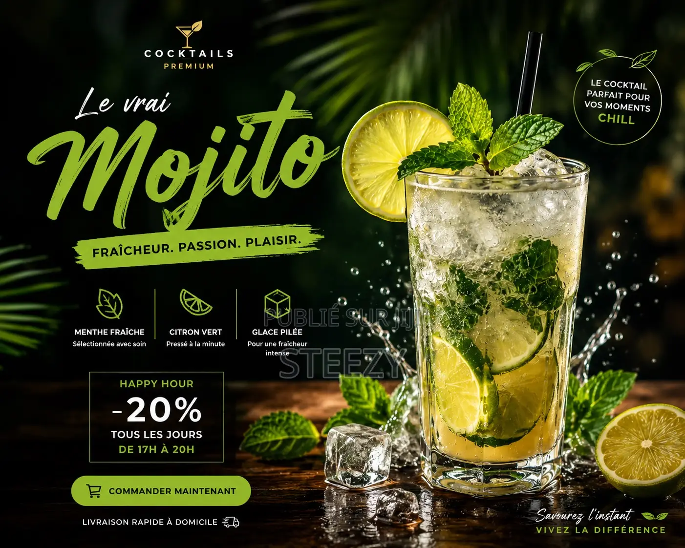 Fraîcheur + Style + Saveur = Perfection
