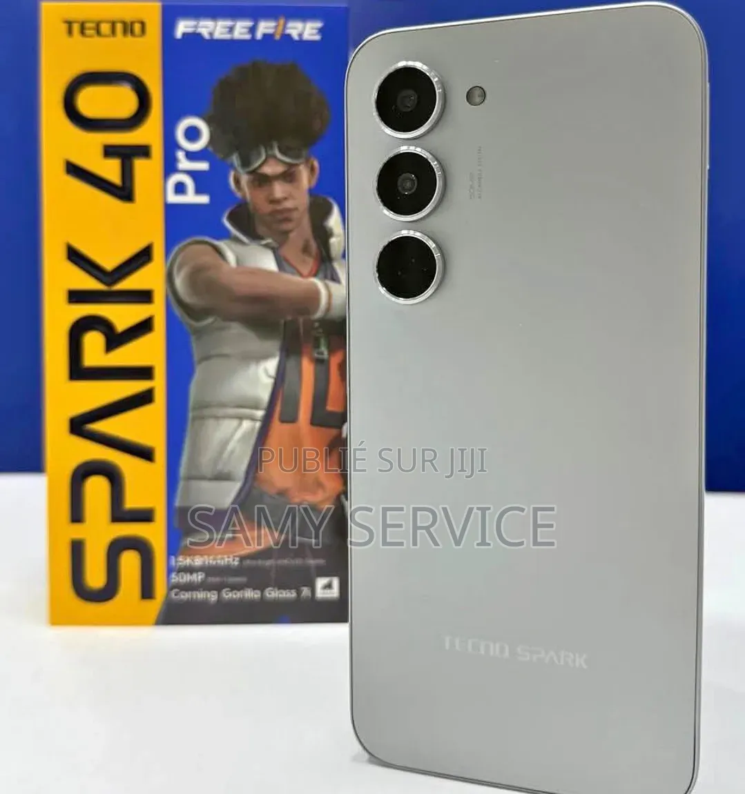 Nouveau Tecno Spark 40 Pro 256 GB Blanc