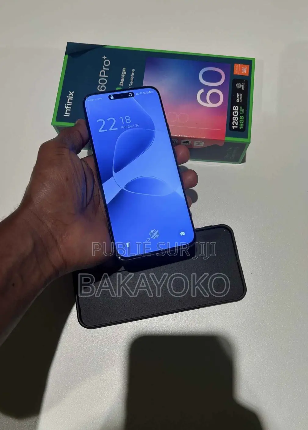 Infinix Hot 60 Pro 256 GB Noir