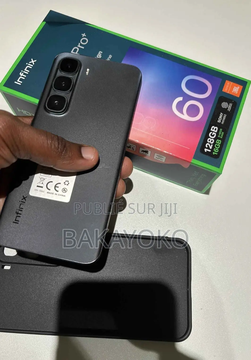 Infinix Hot 60 Pro 256 GB Noir