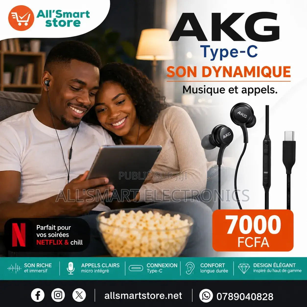 Écouteurs Akg Type-C Samsung