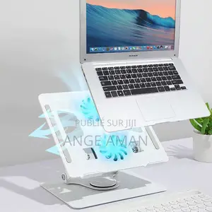 Support Et Refroidisseur d'Ordinateur Portable Pliable