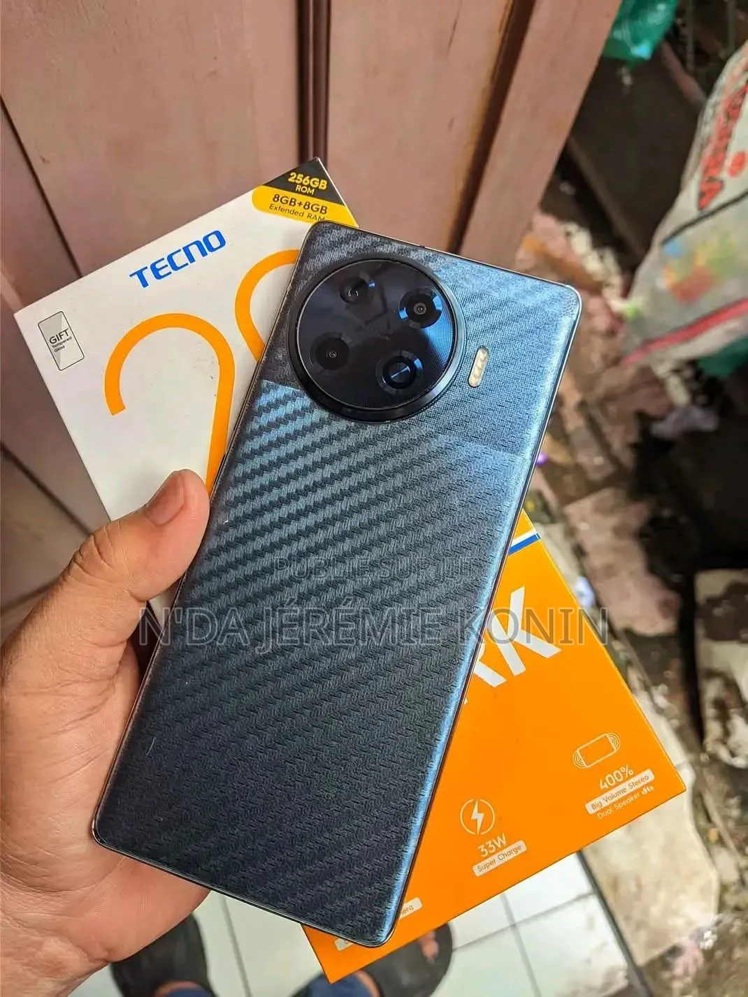 Nouveau Tecno Spark 20 Pro Plus 256 GB Noir