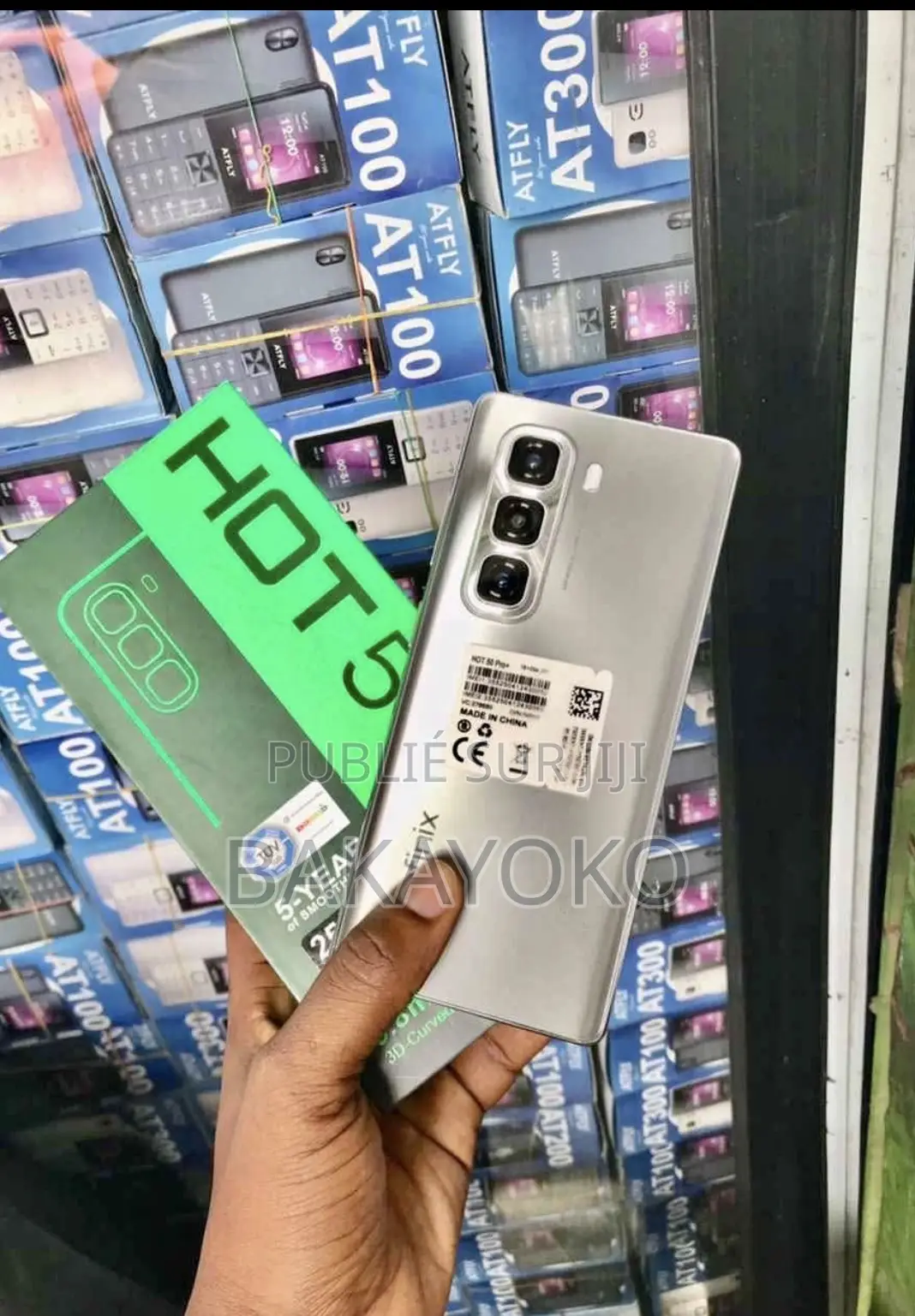 Nouveau Infinix Hot 50 Pro 256 GB Gris