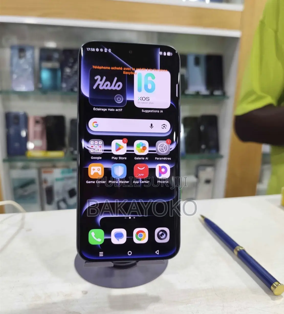 Nouveau Infinix Note Edge 256 GB Noir