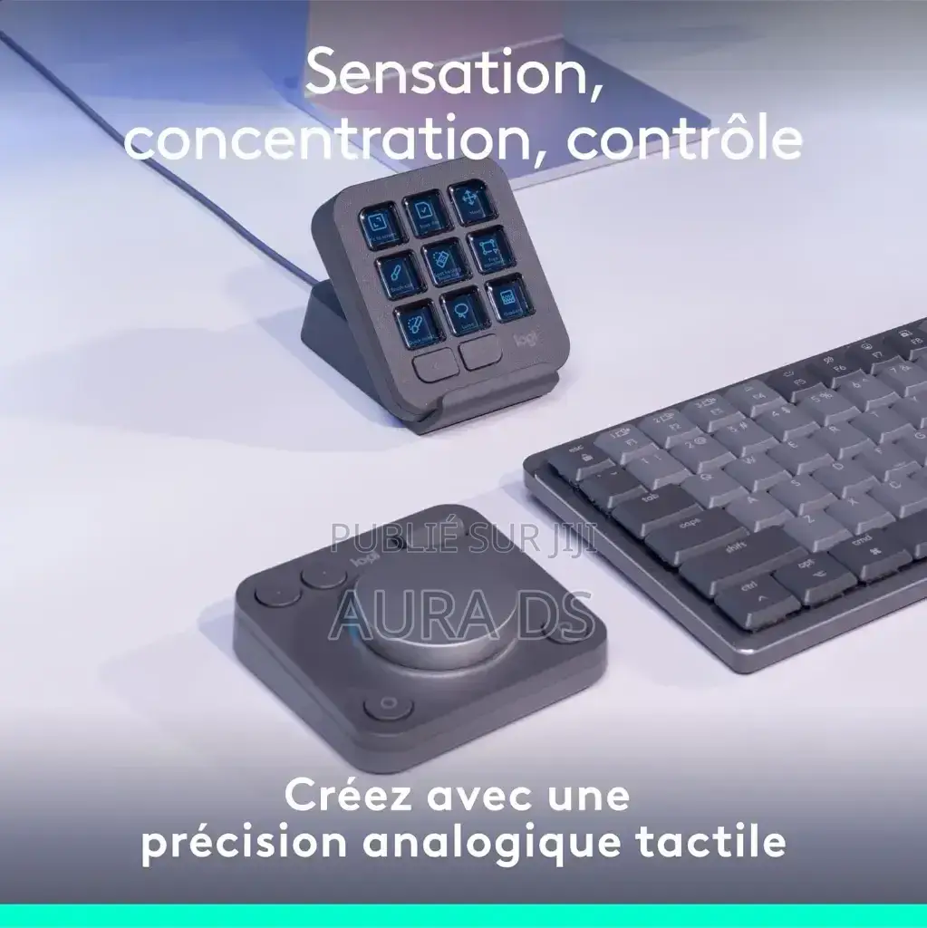 Logitech Mx Creative Console, Keypad Programmable Avec 9 Touches