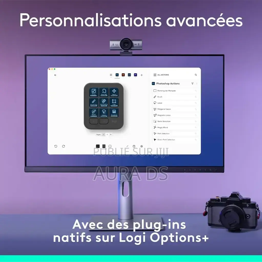 Logitech Mx Creative Console, Keypad Programmable Avec 9 Touches