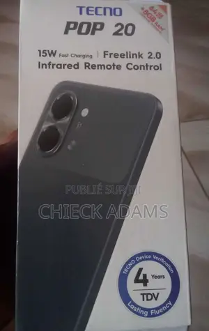 Nouveau Tecno Pop 20 64 GB Argenté