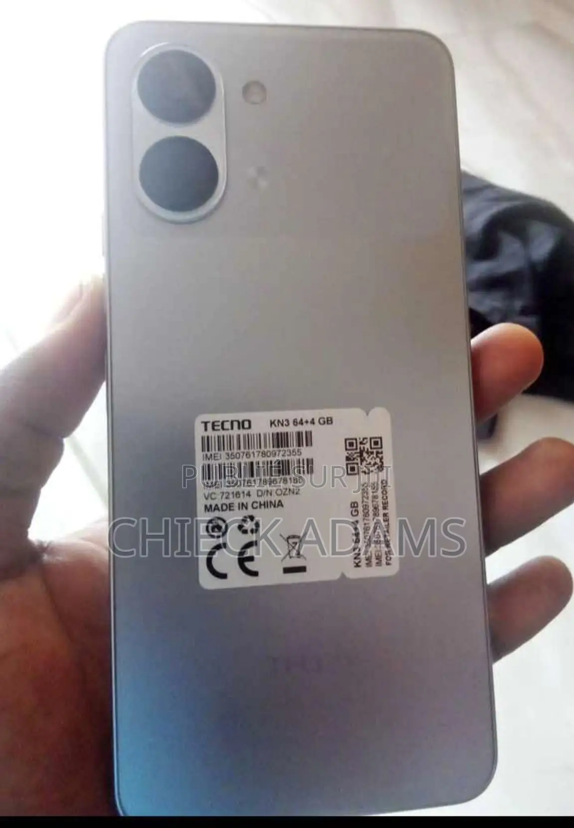 Nouveau Tecno Pop 20 64 GB Argenté