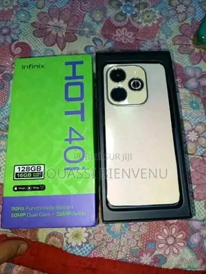 Nouveau Infinix Hot 40i 128 GB Argenté