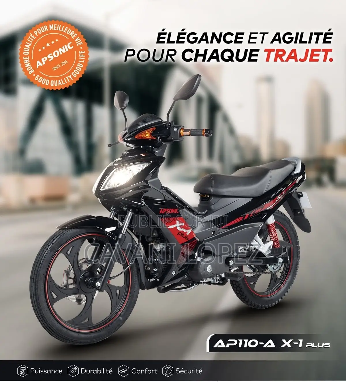 Nouveau Apsonic AP110 2024 Rouge