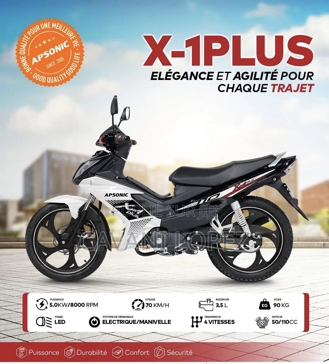 Nouveau Apsonic AP110 2024 Rouge