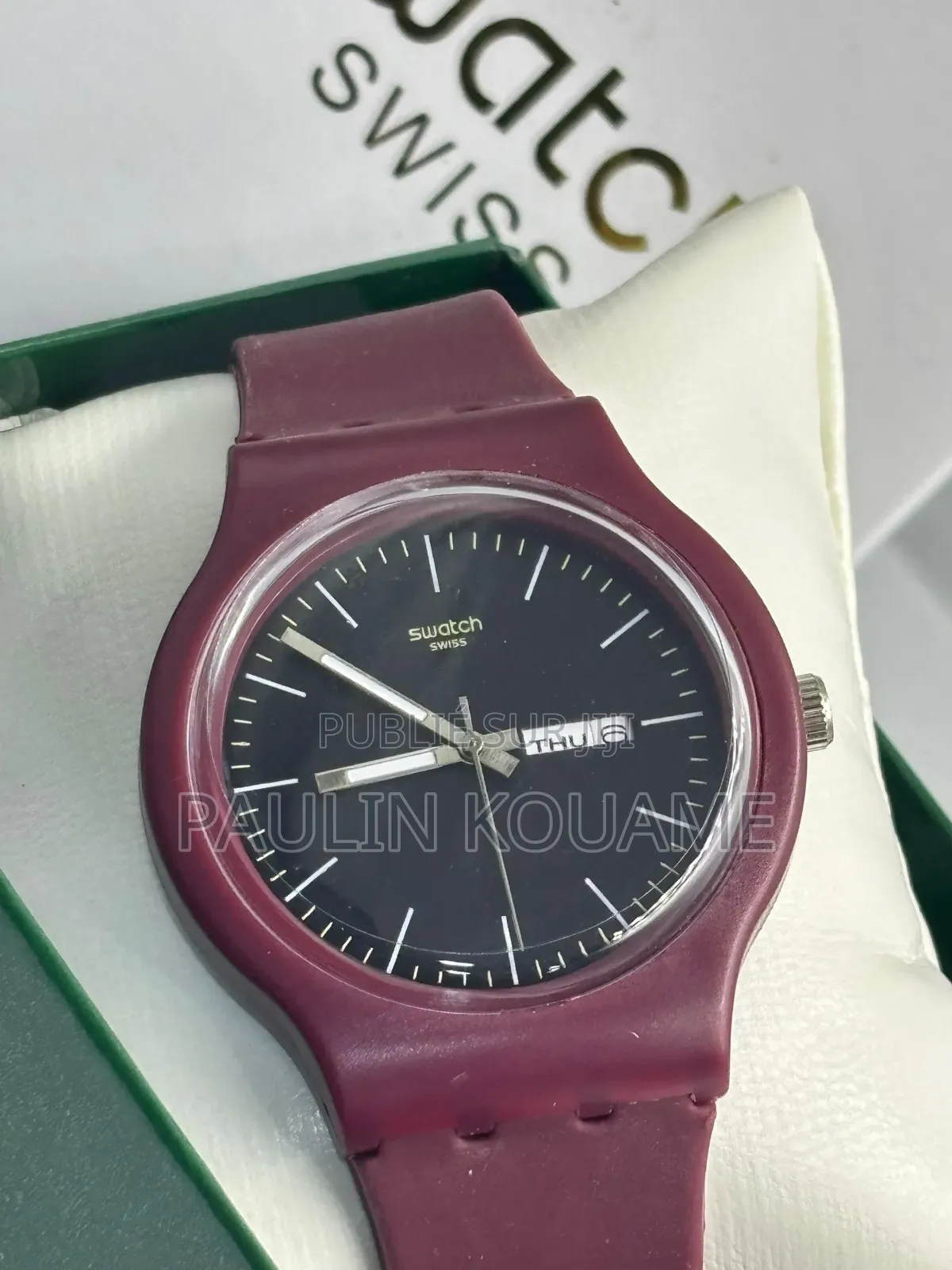 Montre Swatch en Gomme