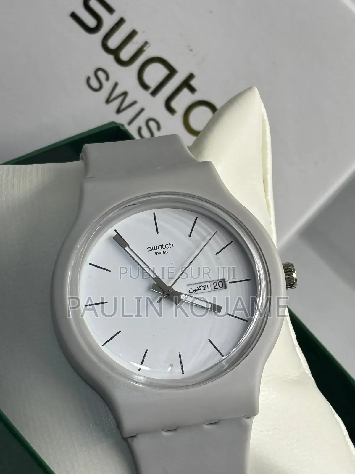 Montre Swatch en Gomme