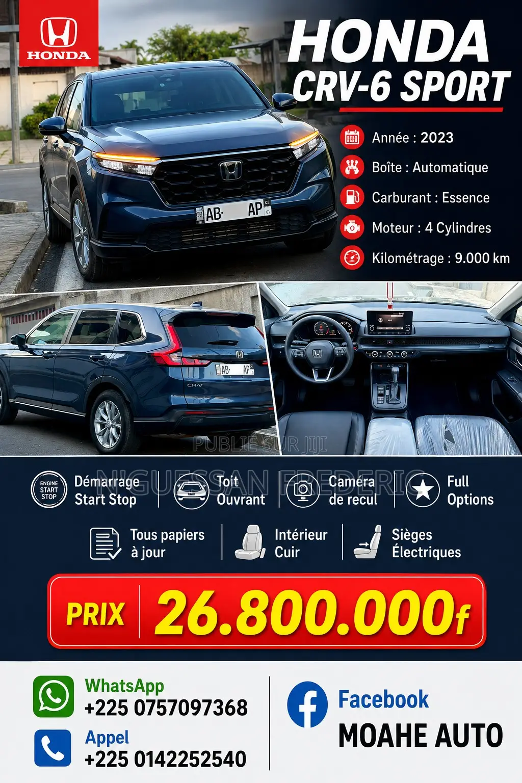 Honda CR-V 2023 Bleu