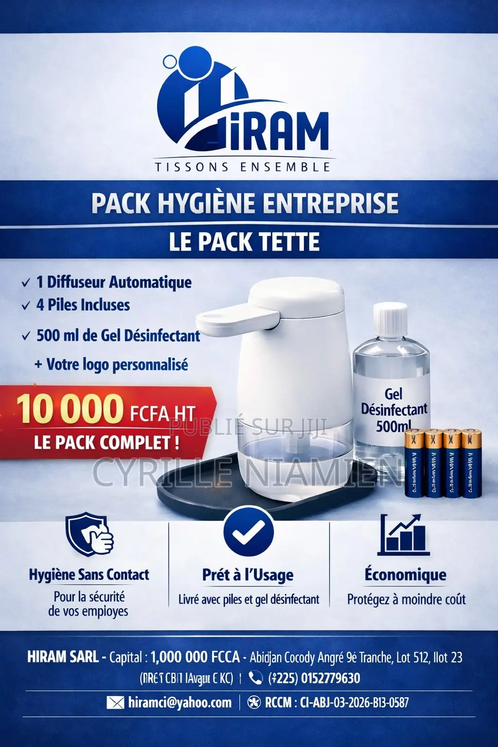 Pack Hygiène Entreprise