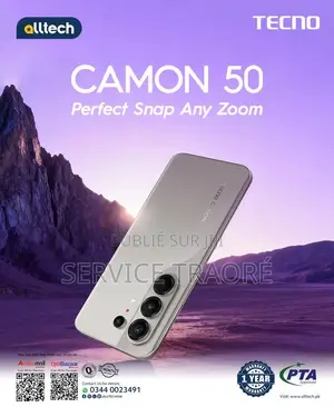 Nouveau Tecno Camon 40 128 GB Blanc