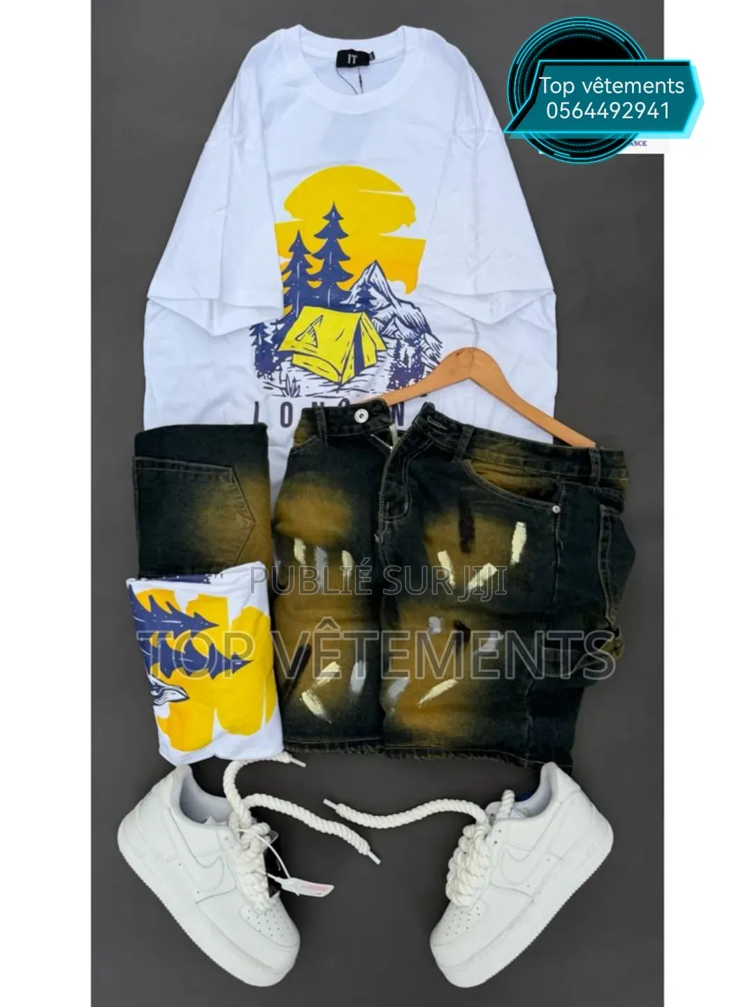 Tee-Shirt Culotte Simple Disponible en Stock Limité.