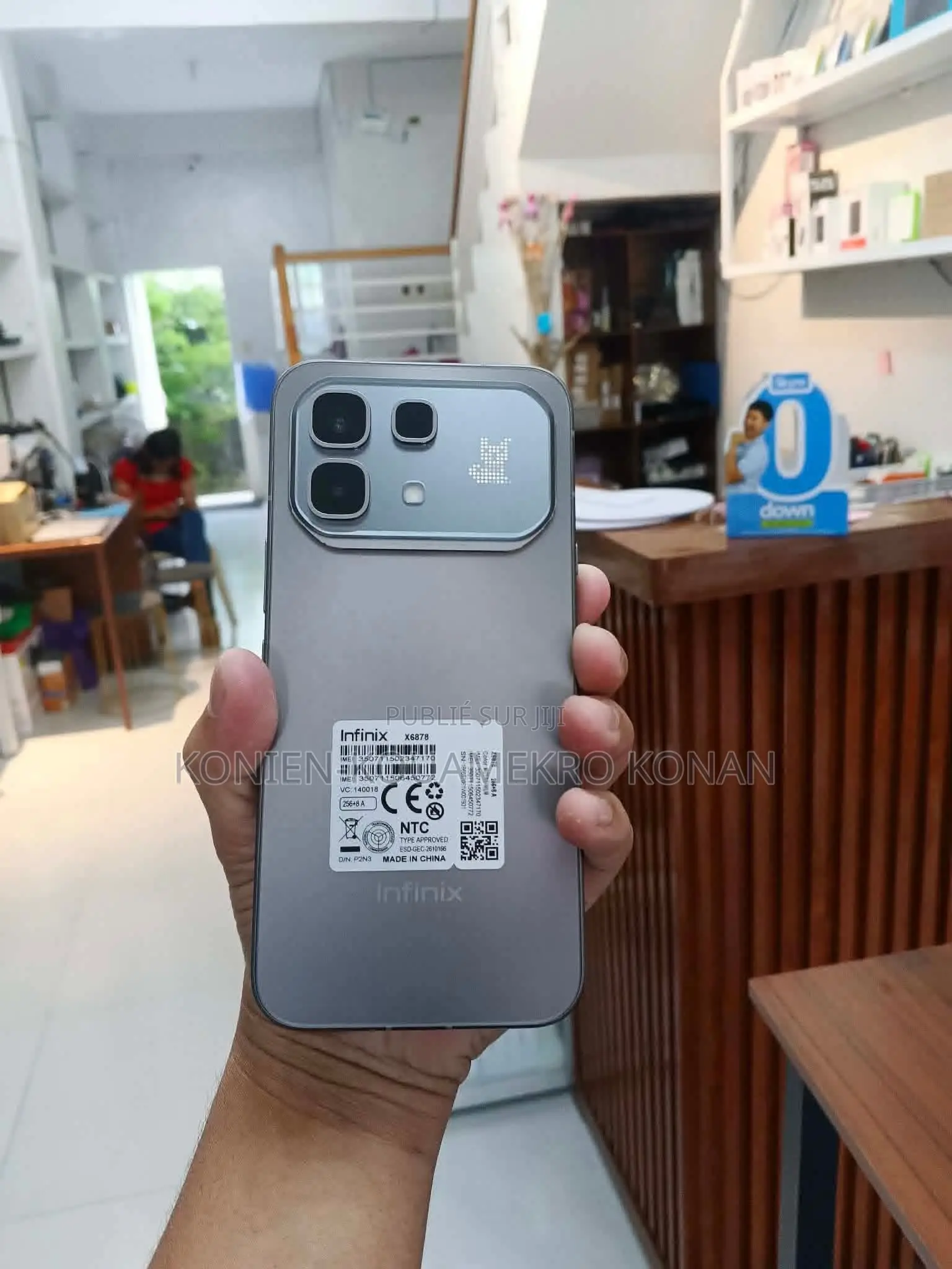 Nouveau Infinix Note 60 Pro 256 GB Gris