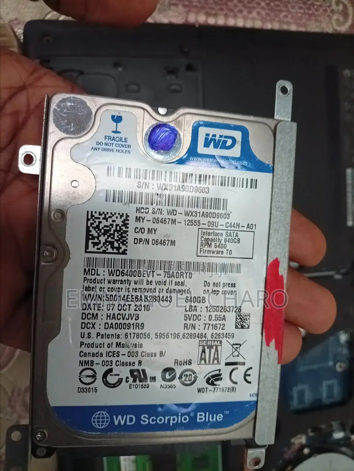 Ordinateur portable Lenovo G50-70 8GB Intel Celeron HDD 640GB