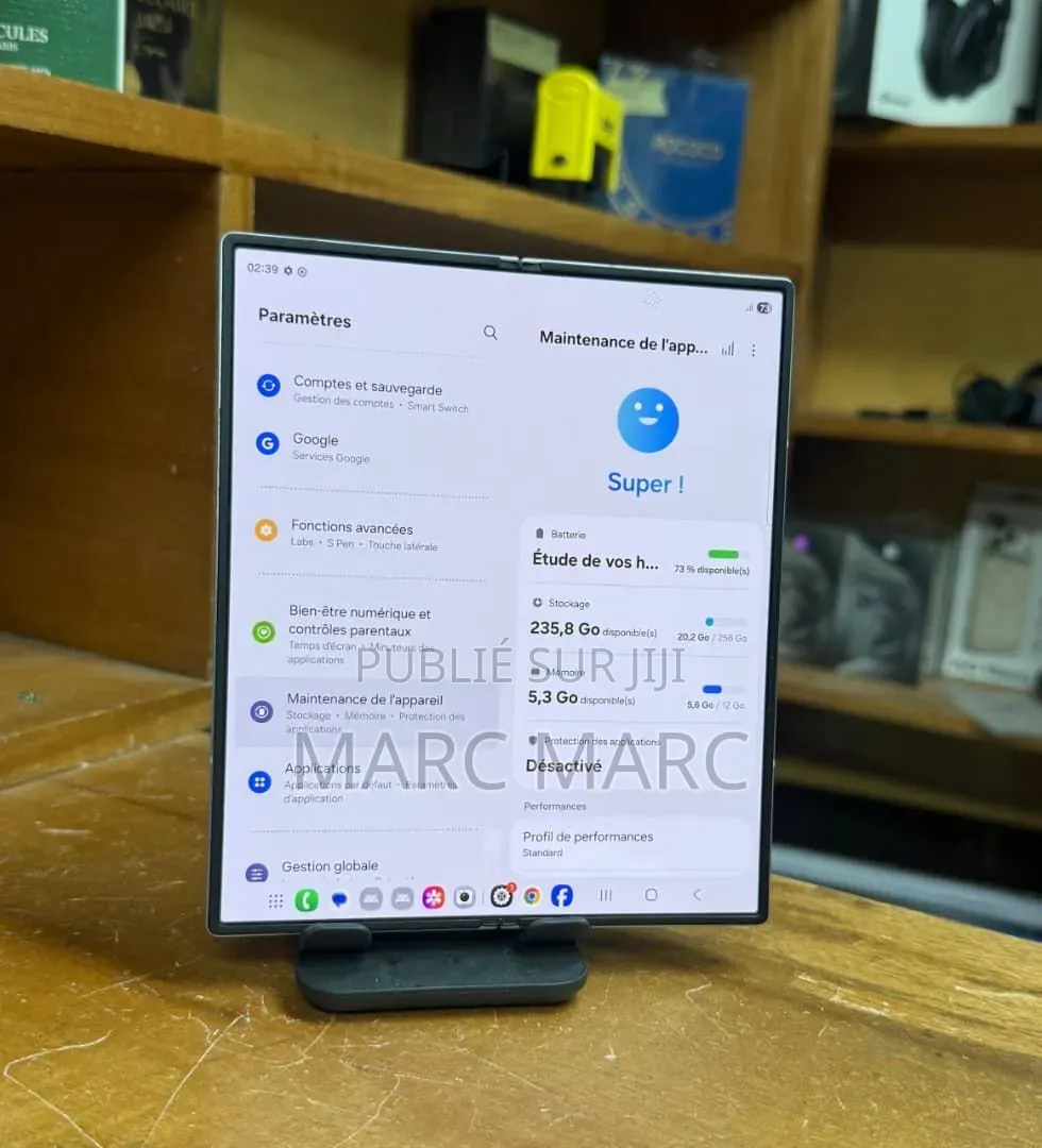 Nouveau Samsung Galaxy Z Fold6 256 GB Blanc