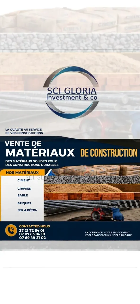 Matériaux De Construction De Bonnes Qualité
