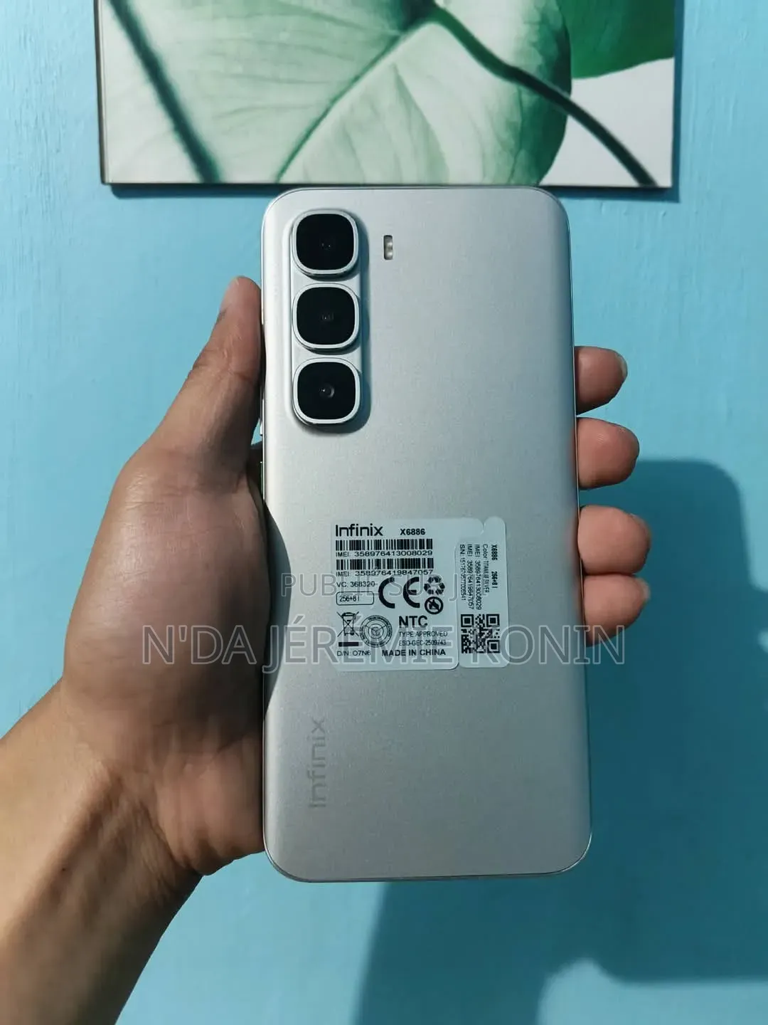 Nouveau Infinix Hot 60 Pro+ 256 GB Blanc