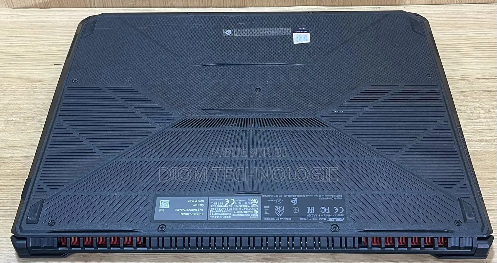 Ordinateur portable Asus TUF Gaming FX504 16GB AMD Ryzen 7 SSD 512GB