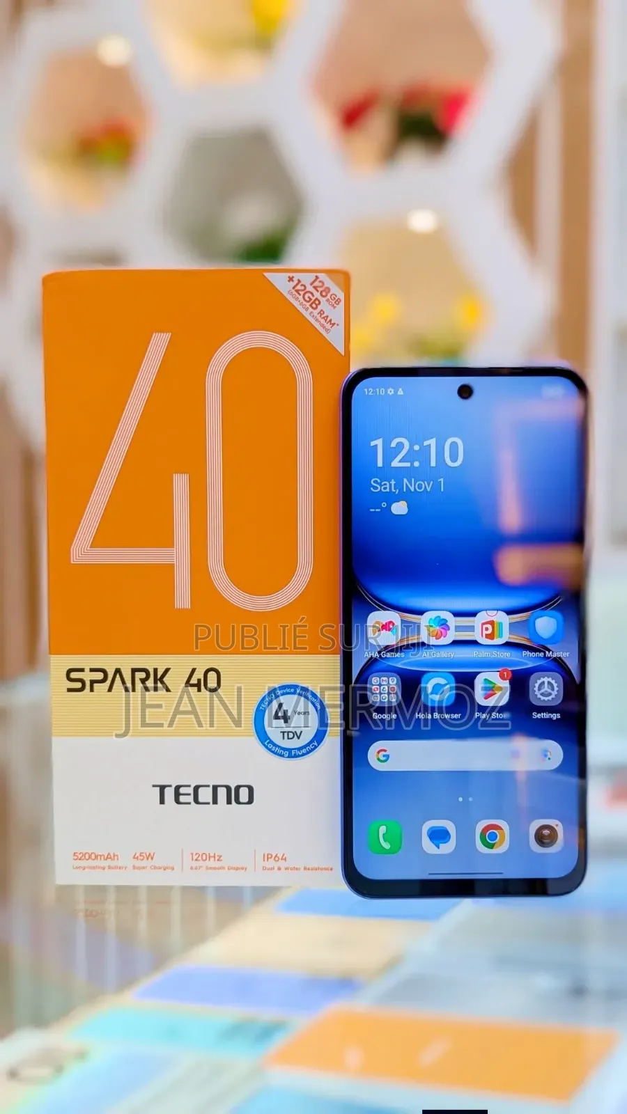 Nouveau Tecno Spark 40 256 GB Bleu