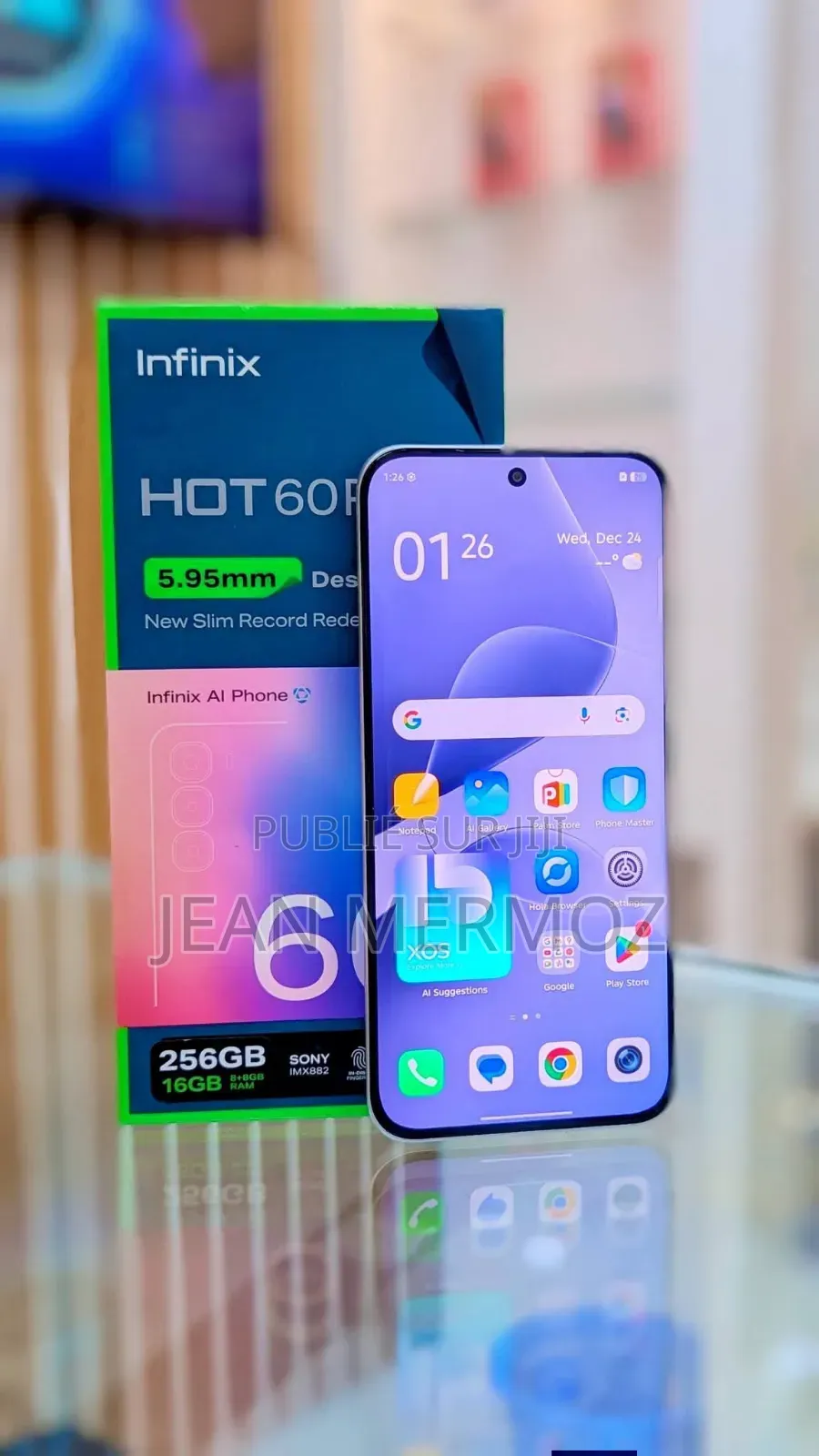 Nouveau Infinix Hot 60 Pro+ 256 GB Blanc