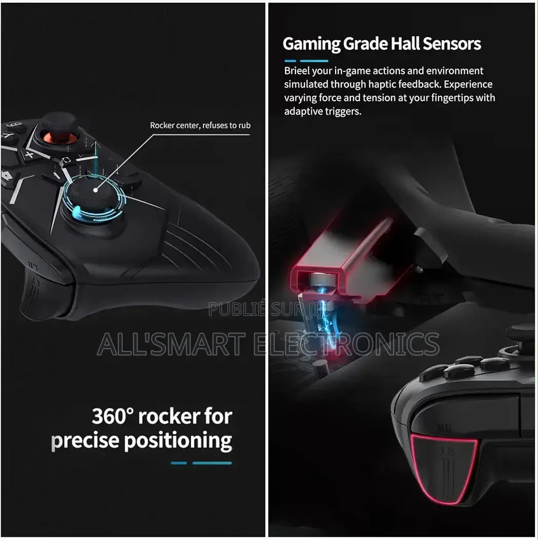 Manette Bluetooth Pc Tablette Smartphone Console De Jeux